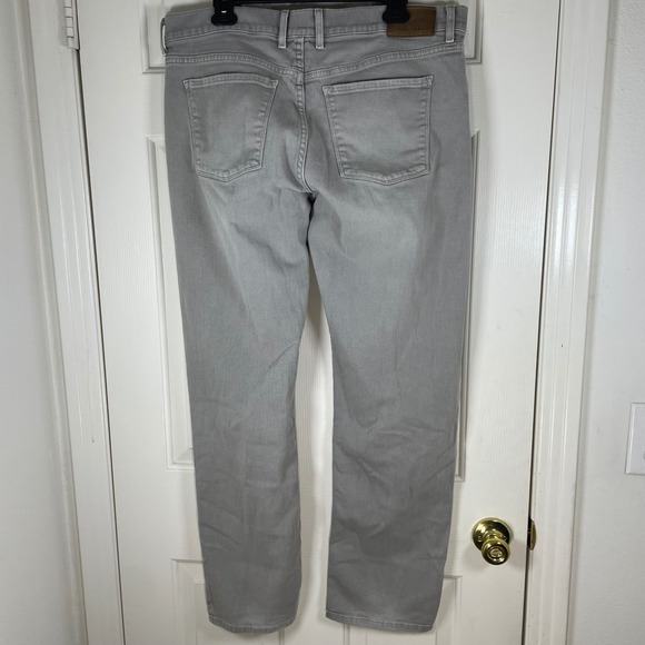Mott & Bow Mercer Slim Fit Stretch Denim Jeans Mens 38x32 Light Grey Cotton EUC - Picture 3 of 7